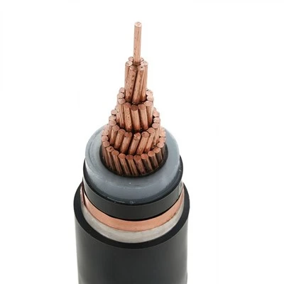 8,7/15KV vidutinės įtampos maitinimo kabelis, viengyslis 300 mm XLPE izoliuotas PVC apvalkalas varinis laidininkas